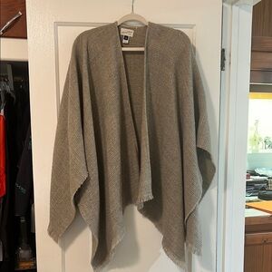 Universal thread knit poncho Sweater